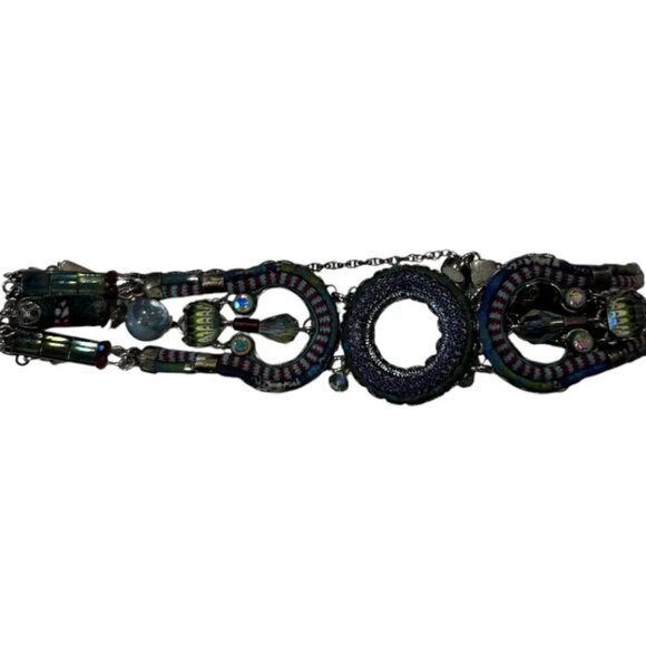 Ayala Bar Grey + Purple Bracelet - Picture 1 of 2
